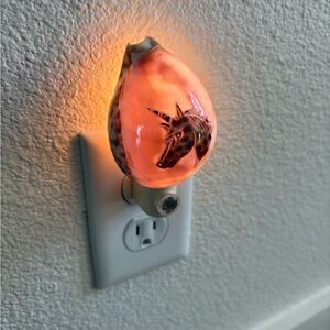 Unicorn seashell Night Light